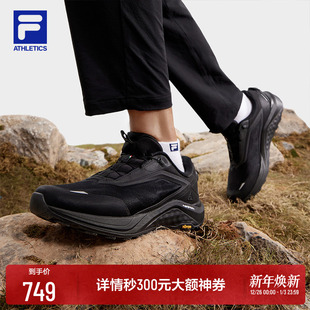 WOLF 雪狼越野跑步鞋 斐乐官方男鞋 新款 BOA 2025夏季 FILA 户外鞋