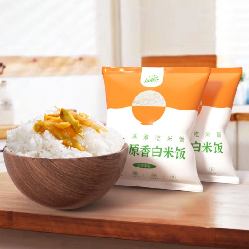 80克尚健冲泡米饭开水自热米饭免蒸煮原香白米饭户外露营钓鱼登山