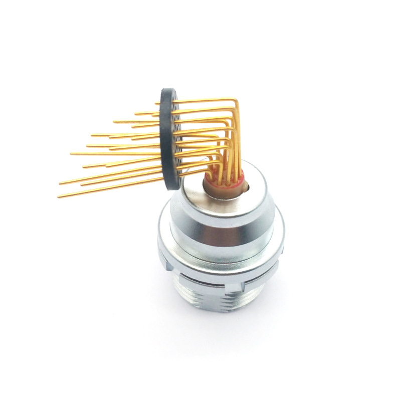 兼容雷莫金属防水型连接器1K2三多芯圆形推拉自锁插座航空连接器