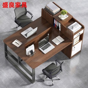 简约现代书桌简易会议桌子办公电脑桌职员屏风工作位办公室办公桌