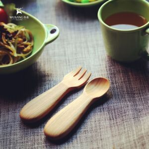 wusang尾单吾桑便携儿童勺叉儿支撑生命的根基让宝宝爱上吃饭