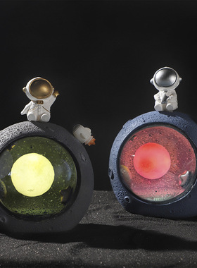 星系宇航员创意家居桌面摆件小灯客厅装饰品毕业礼物节日礼品