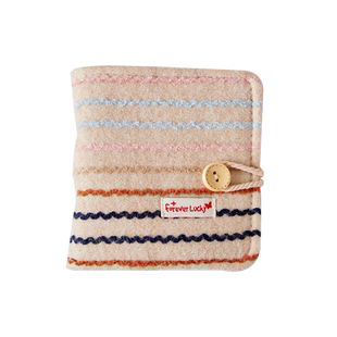 布艺针织高级感小卡册迷你便携3寸一宫格ins风清新可爱活页追星小卡卡片收纳册高透内页爱豆专辑拍立得相册本