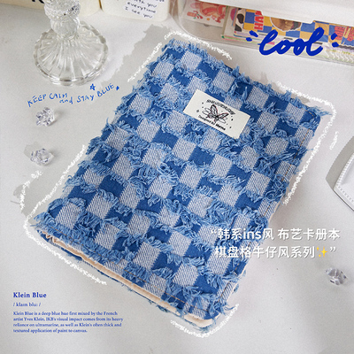 牛仔布艺3寸四宫格卡册