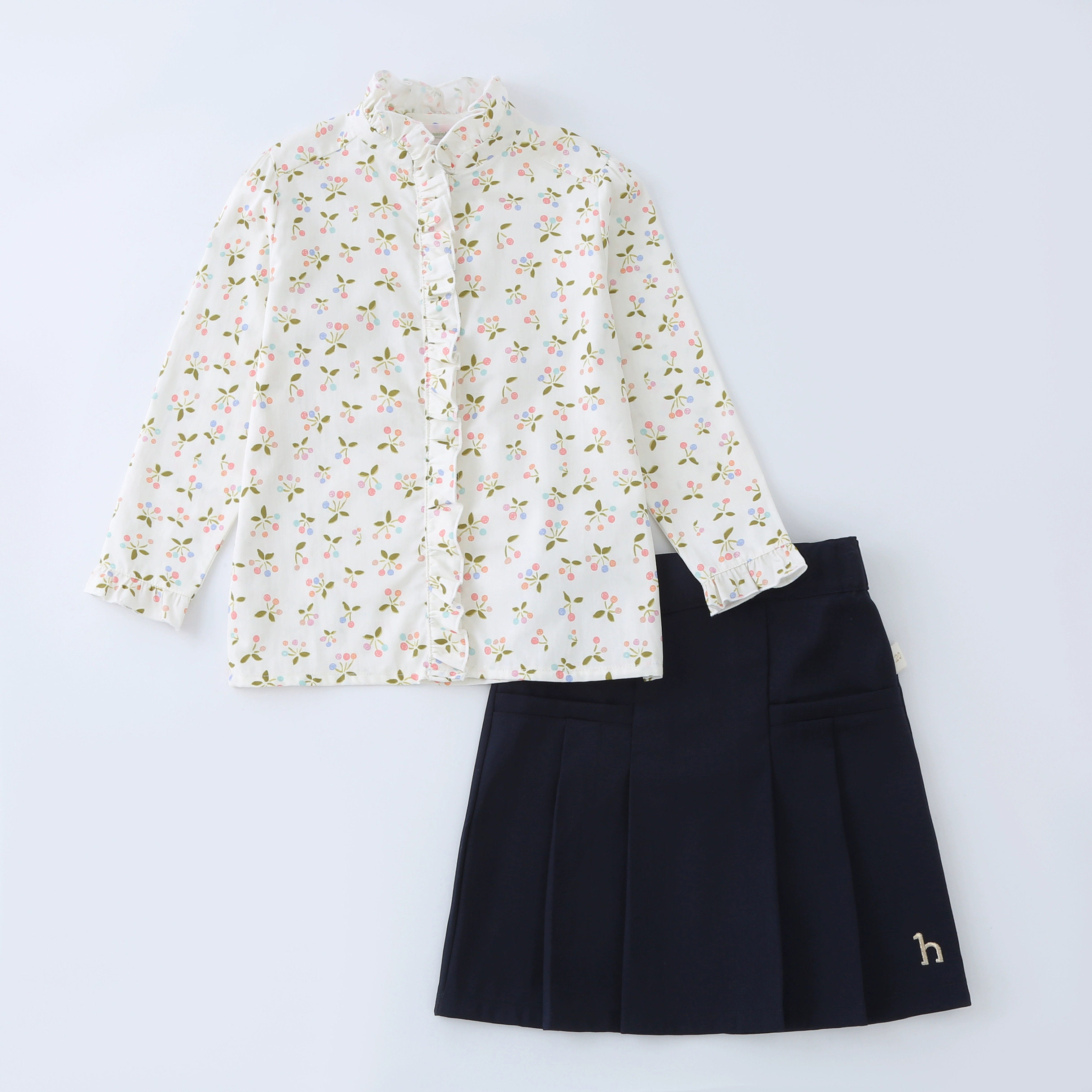 B/P25新款樱桃衬衫纯棉时尚洋气百搭亲子女童女宝大童高端衬衫,童装/婴儿装/亲子装,衬衫,淘宝优惠券,粉丝福利购,淘宝优惠卷