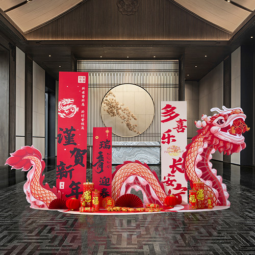 2026马年春季仿真花场景布置