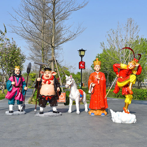 仿真公园景区游乐场美陈人物模型