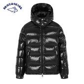 加厚亮面美式 勇士鲨鱼2025新款 高端羽绒服男生冬季 高级感高充绒量