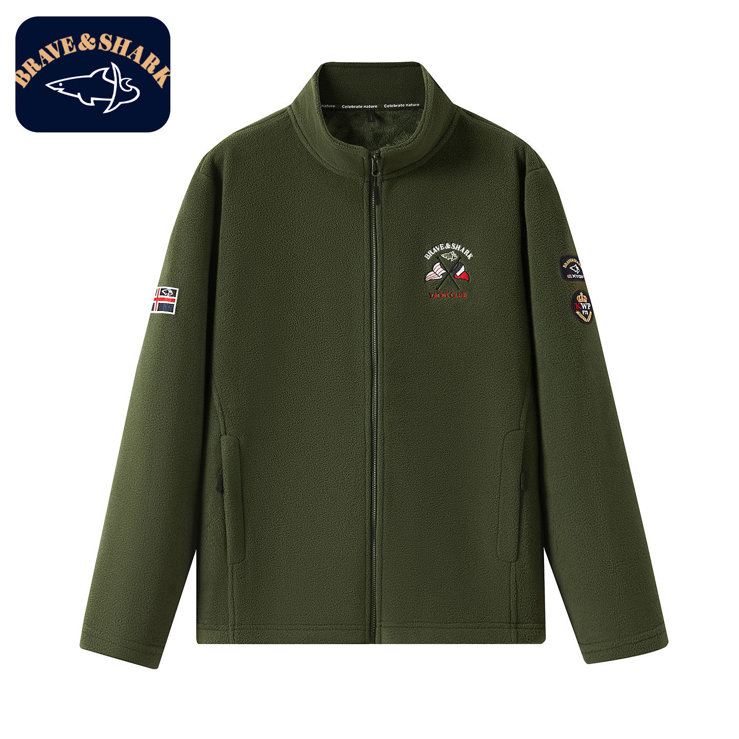 勇士鲨鱼新款摇粒绒外套