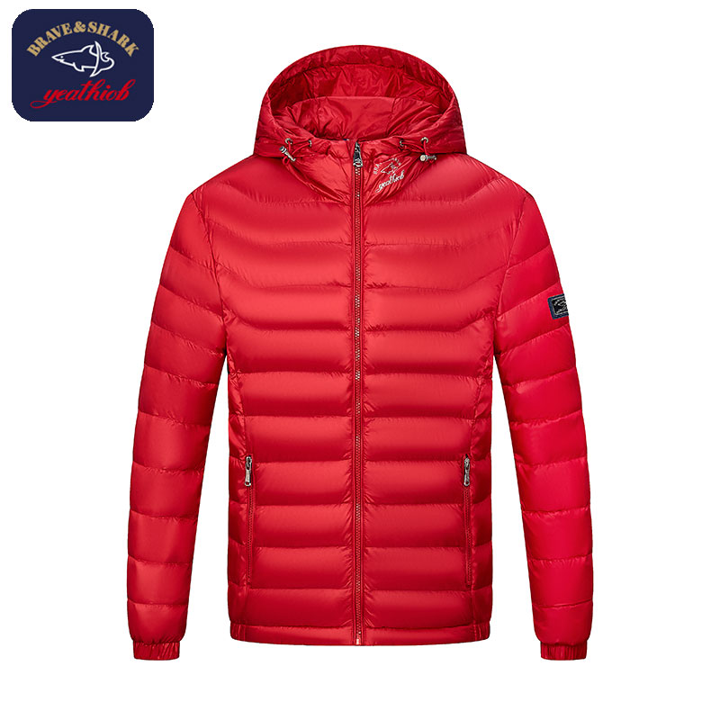 勇士鲨鱼轻薄羽绒服轻盈保暖
