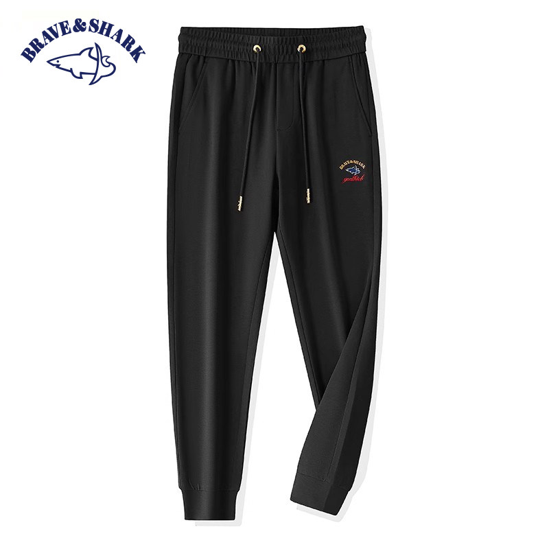 BRAVE&SHARK/勇士鲨鱼25秋款男士束脚裤休闲运动日常休闲通勤百搭
