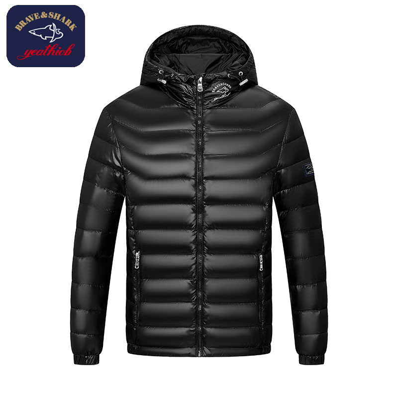 勇士鲨鱼轻薄羽绒服轻盈保暖