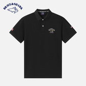 BRAVE&SHARK 四色可选 男2025夏季 勇士鲨鱼新款 翻领基础百搭Polo衫