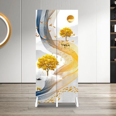 入户对门卫生间隔断屏风