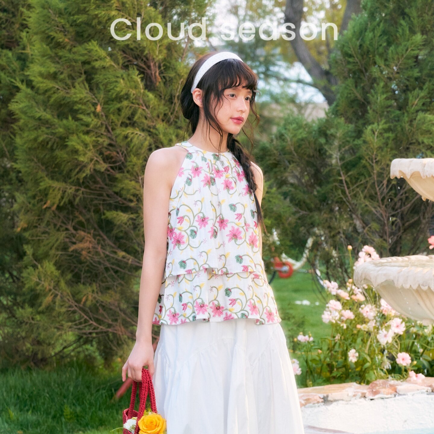 CLOUDSEASON一束春荷上衣