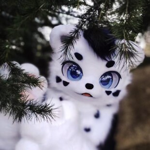 来图定制fursuit兽装furry福瑞E兽头日系写实可爱动鄂单头cos服装