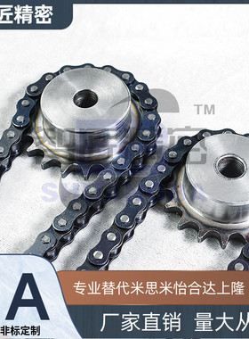 米思米链轮链条SSP50B/BSP50B12 15 18 20 21 24 25-40齿定制加工