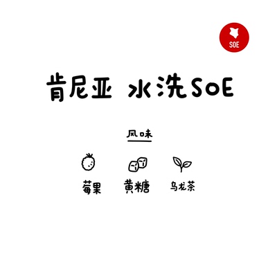 河汉肯尼亚水洗中烘SOE咖啡豆