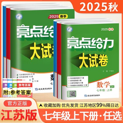 2025新版亮点给力大试卷语文数学