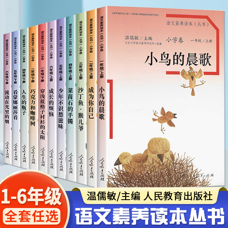 语文素养读本穿浅蓝格子衬衫的太小学教辅