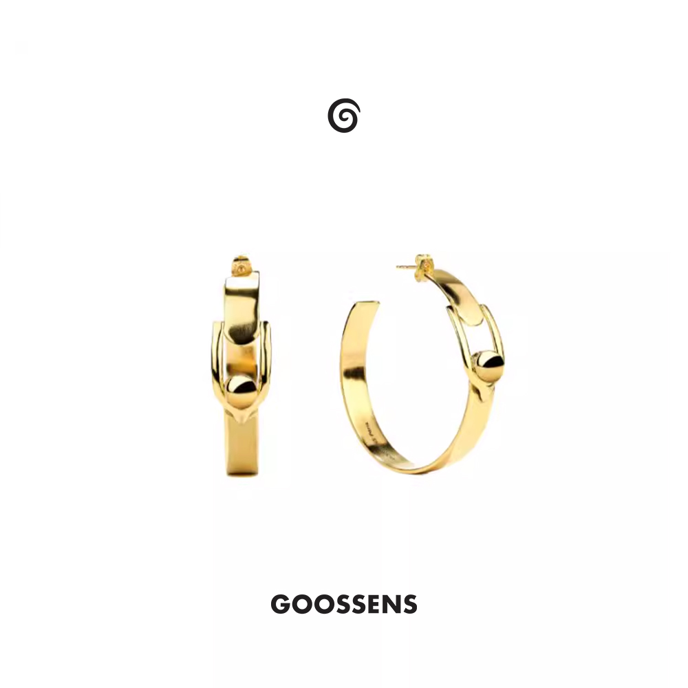 高级小众质感搭扣式耳环耳圈