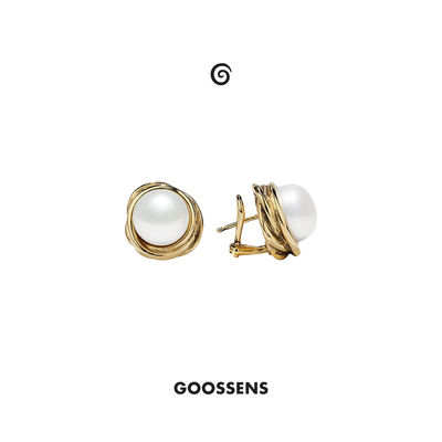 Goossens法式复古珍珠耳钉