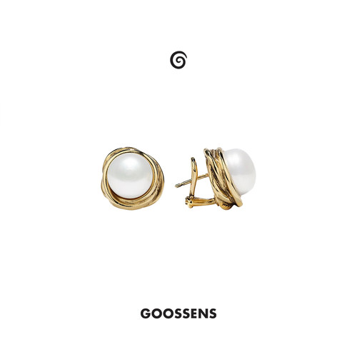 Goossens法式复古珍珠耳钉