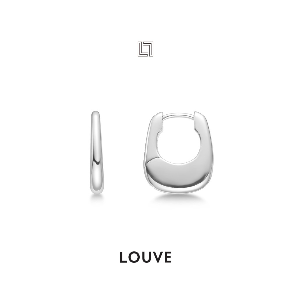Louve小众品牌Ovale耳环 时尚百搭极简个性耳环