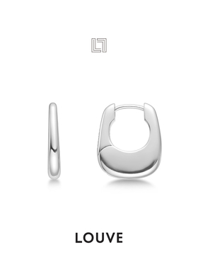 Louve小众品牌Ovale耳环 时尚百搭极简个性耳环
