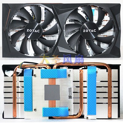 索泰GTX1660 1660S 1660Ti RTX2060S毁灭者HA 孔距58mm散热器