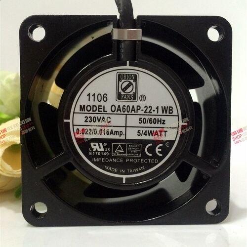 OA60AP-22-1WB Orion AC交流散热风扇 230VAC 4W