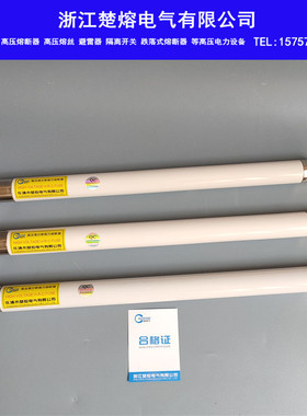 楚熔XRNP1-20-24KV/0.5A1A 2A3.15A高压高分断能力限流熔断器保险