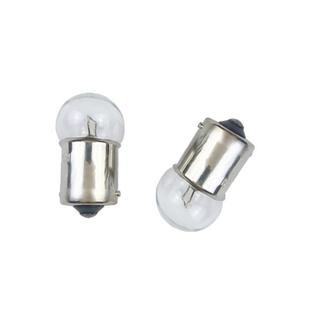 B15卡口直丝灯泡设备信号指示灯小灯泡警示灯12V24V10W5W圆头灯珠
