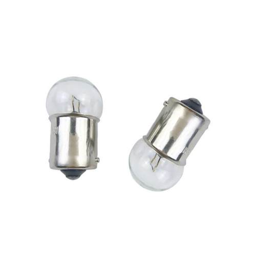 B15卡口直丝灯泡设备信号指示灯小灯泡警示灯12V24V10W5W圆头灯珠