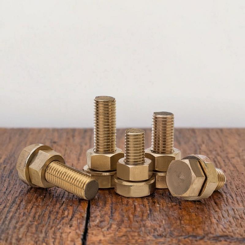 铜螺丝螺母平垫套装外六角螺丝六角螺栓M6M8M10M12螺钉螺丝大全