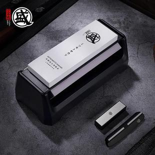 日本三本盛进口三面专业磨刀石滚筒磨刀器家用菜刀定角器砥石6000