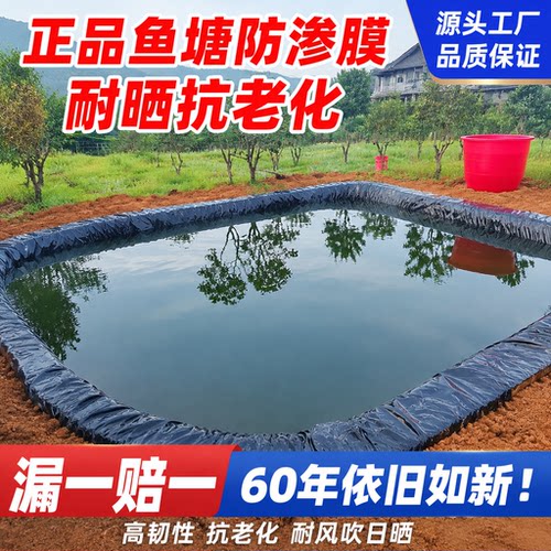 黑塑料布鱼池防渗膜水土工