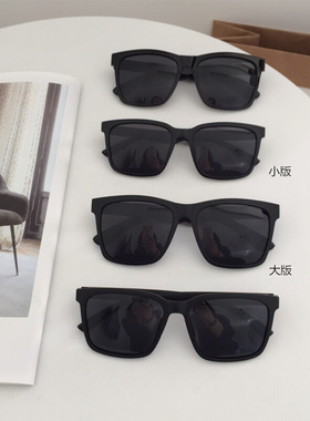 TR90超轻男女情侣款墨镜潮黑超方形偏光Q开车配近视遮眼镜