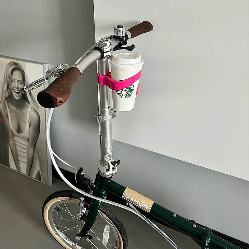 小布折叠车自行车水杯架公路单车咖啡饮料杯夹电动车骑行水壶架子