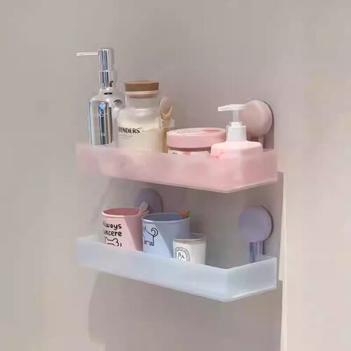 马卡龙免打孔置物架家用浴室