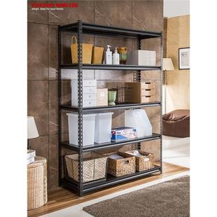 家用置物架落地多层收纳铁架子超市展示架阳台杂物储物架