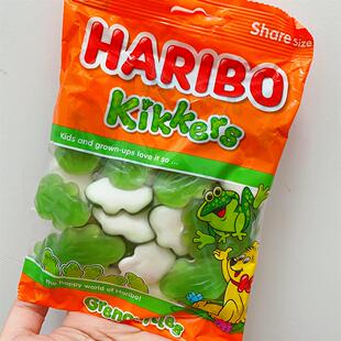 Frog fruit gummies青蛙水果软糖 VC苹果口味QQ糖德国鳄鱼糖果