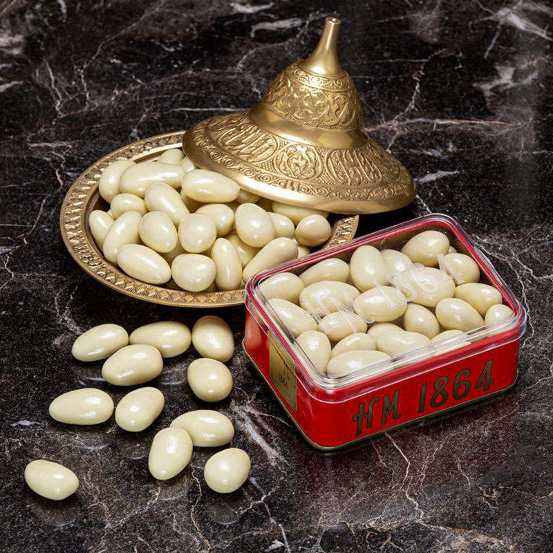 代购 Hafiz mustafa1864土耳其巧克力豆牛奶杏仁夹心糖果高档零食