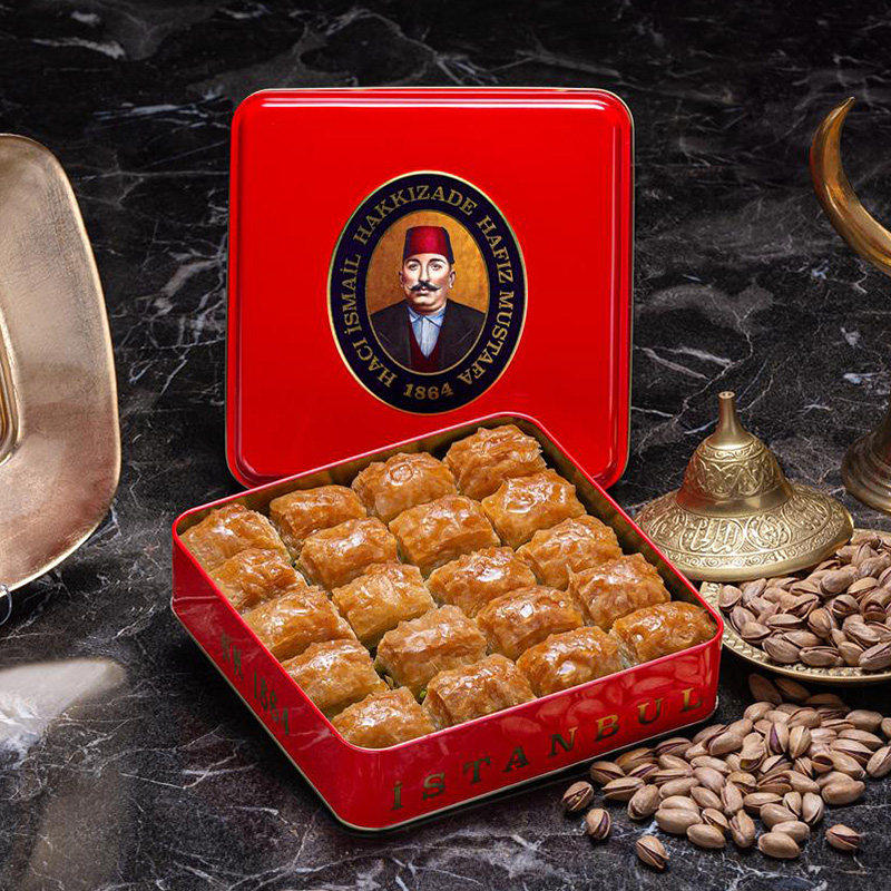 代购 Hafiz mustafa1864土耳其巴克拉瓦经典款果仁蜜饼高档零食