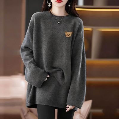 秋冬保暖内搭德绒打底衫女中长款