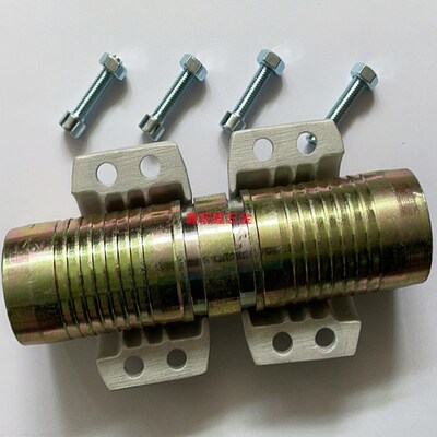 DIN2817/EN14420-3铝合金两半扣配碳钢软管直通软管延长断管对接