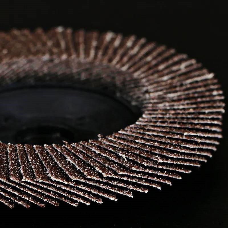 100 角磨机磨光片平面百叶片百页轮砂布轮抛光片金属木材石不锈钢