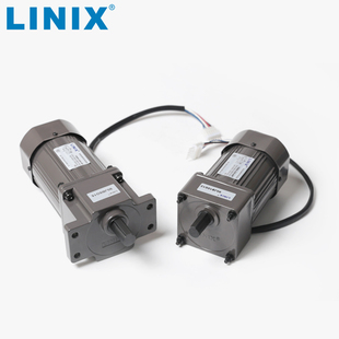 140W交流减速电机LINIX联宜220V变速YN100JB30G50齿轮箱6GU调速10
