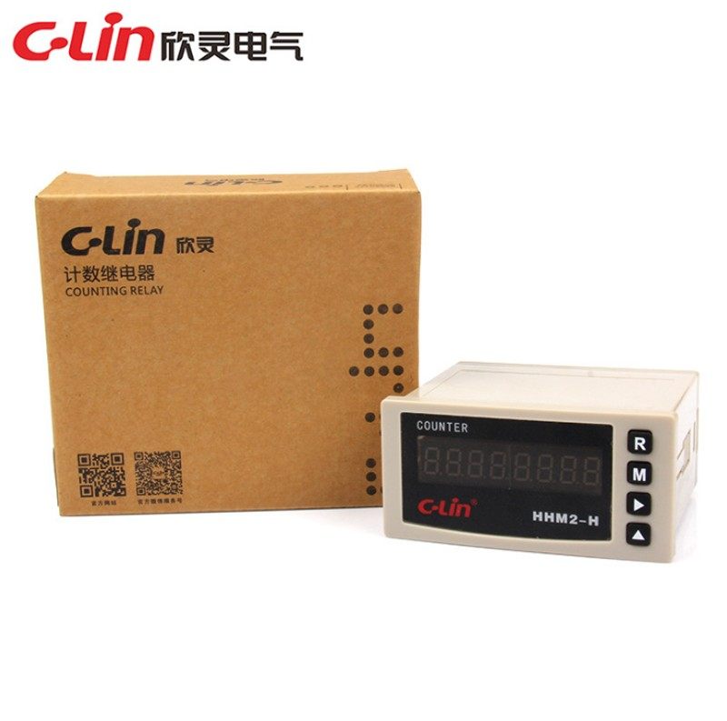 欣灵牌HHM2-H高速可逆计数器计米器速度5000次/秒N/C/F多制式可调