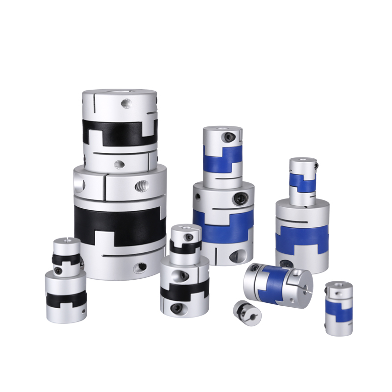 铝合金十字滑块联轴器大扭矩连轴器伺服电机丝杆十字调节连轴器
